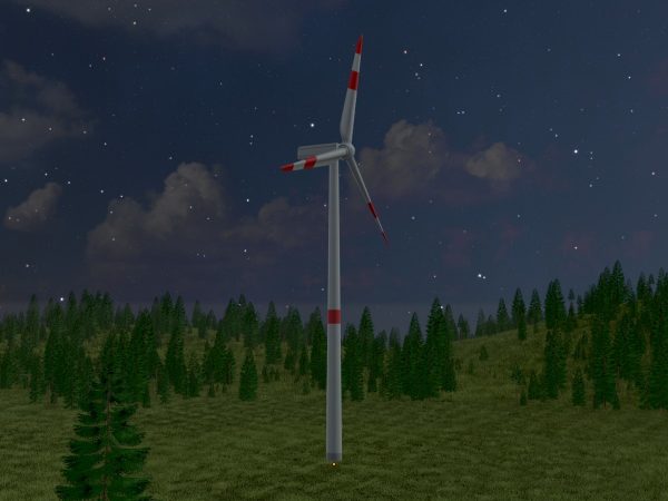 Windkraftanlage N1 H-150 Rotor-Durchmesser 148 m mit Animation – Bild 4