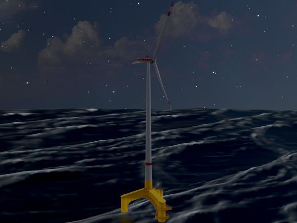 Windkraftanlage mit Tripile Offshore Fundament E1 H-160 Rotor-Durchmesser 138 m – Bild 4