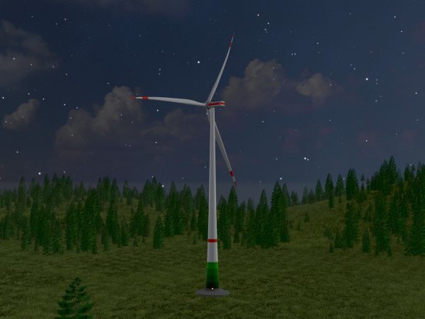 Windkraftanlage mit Fundament E1 H-163 Rotor-Durchmesser 172 m – Bild 4