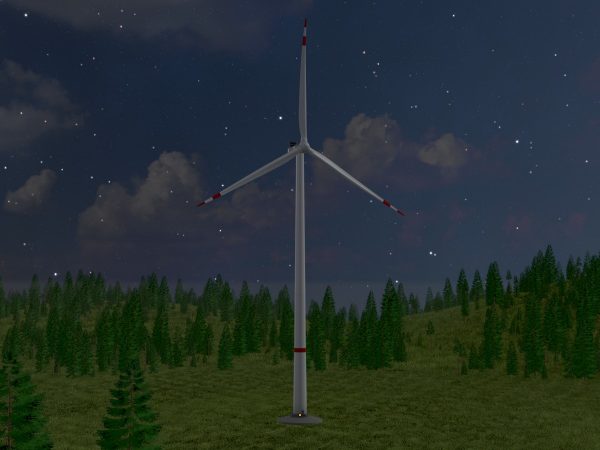 Windkraftanlage mit Fundament V1 H-175 Rotor-Durchmesser 172 m – Bild 4
