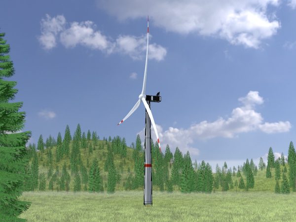 Windkraftanlage V1 H-115 Rotor-Durchmesser 172 m mit Animation – Bild 5