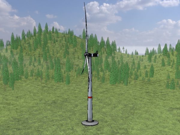 Windkraftanlage mit Fundament V1 H-115 Rotor-Durchmesser 172 m – Bild 5