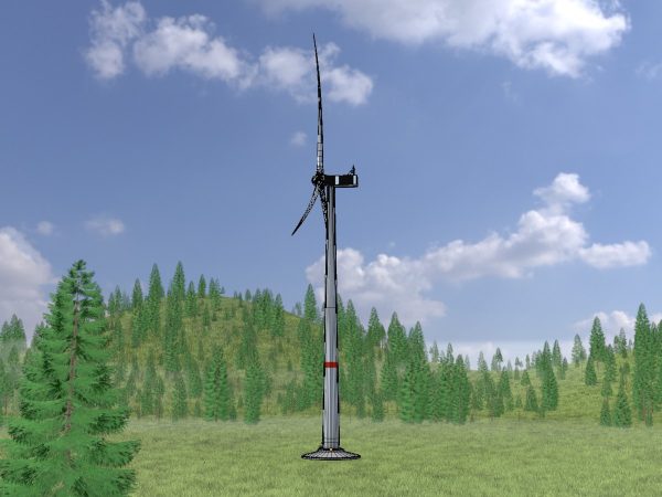 Windkraftanlage mit Fundament V1 H-138 Rotor-Durchmesser 162 m – Bild 5