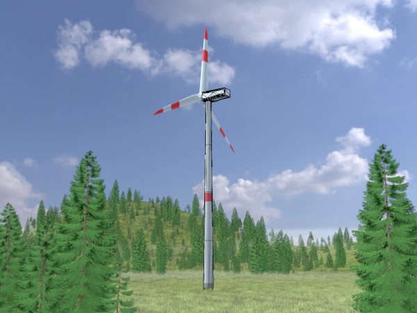 Windkraftanlage N1 H-150 Rotor-Durchmesser 148 m mit Animation – Bild 5
