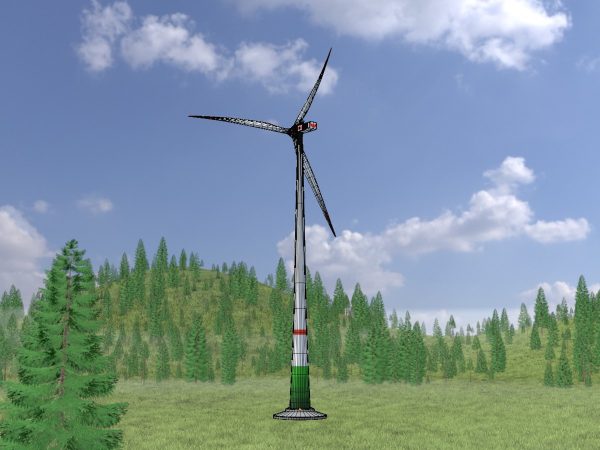 Windkraftanlage mit Fundament E1 H-160 Rotor-Durchmesser 138 m – Bild 5