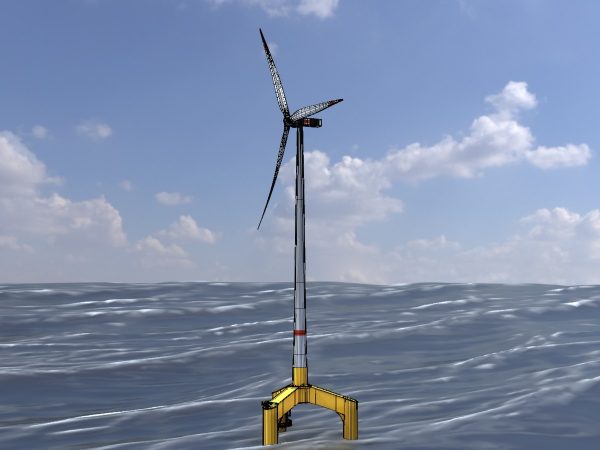 Windkraftanlage mit Tripile Offshore Fundament E1 H-160 Rotor-Durchmesser 138 m – Bild 5