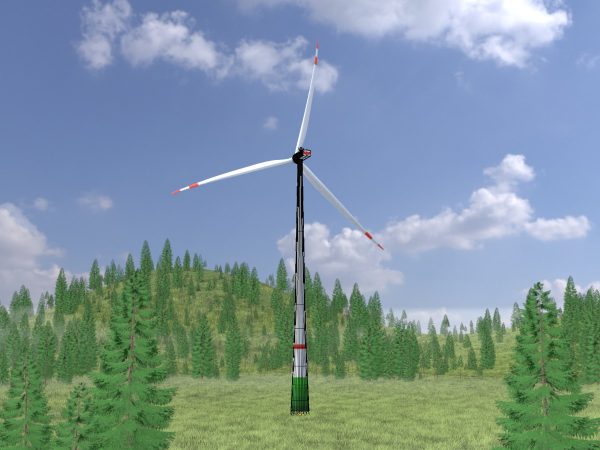 Windkraftanlage E1 H-163 Rotor-Durchmesser 172 m mit Animation – Bild 5