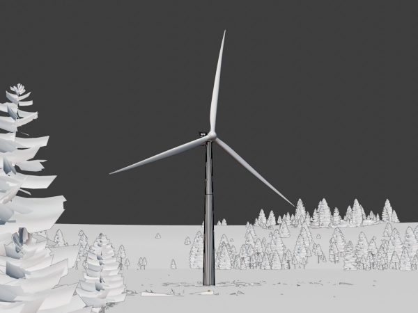 Windkraftanlage V1 H-115 Rotor-Durchmesser 172 m mit Animation – Bild 6