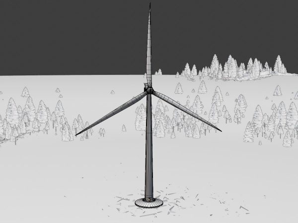 Windkraftanlage mit Fundament V1 H-115 Rotor-Durchmesser 172 m – Bild 6