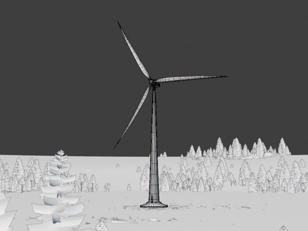 Windkraftanlage mit Fundament E1 H-132 Rotor-Durchmesser 172 m – Bild 6