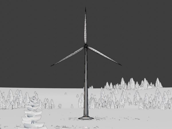 Windkraftanlage mit Fundament V1 H-138 Rotor-Durchmesser 162 m – Bild 6