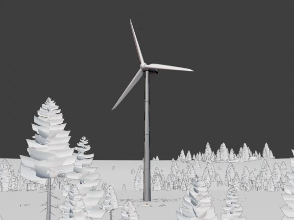 Windkraftanlage N1 H-150 Rotor-Durchmesser 148 m mit Animation – Bild 6