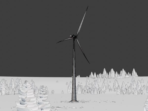 Windkraftanlage mit Fundament E1 H-163 Rotor-Durchmesser 172 m – Bild 6