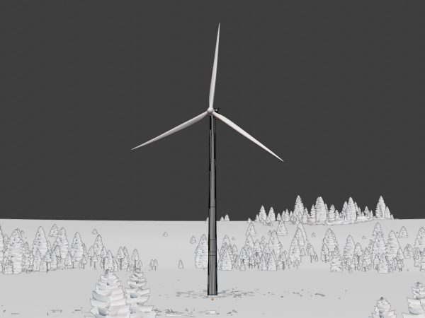 Windkraftanlage V1 H-175 Rotor-Durchmesser 172 m mit Animation – Bild 6