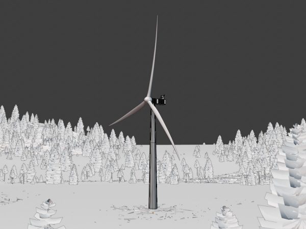 Windkraftanlage V1 H-115 Rotor-Durchmesser 172 m mit Animation – Bild 7