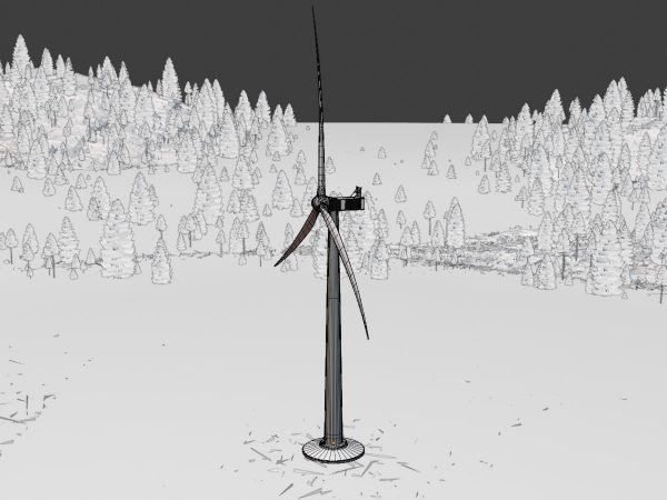 Windkraftanlage mit Fundament V1 H-115 Rotor-Durchmesser 172 m – Bild 7