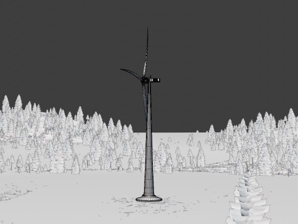 Windkraftanlage mit Fundament E1 H-132 Rotor-Durchmesser 172 m – Bild 7