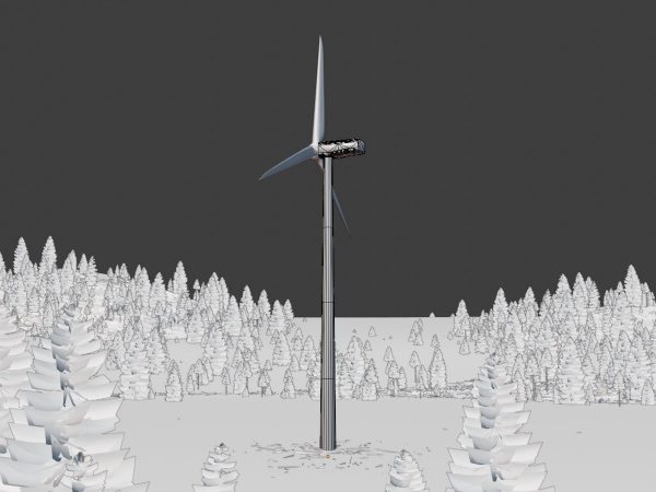 Windkraftanlage N1 H-150 Rotor-Durchmesser 148 m mit Animation – Bild 7