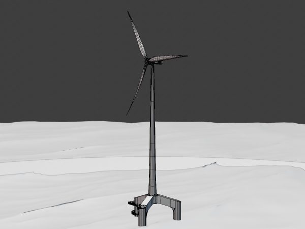 Windkraftanlage mit Tripile Offshore Fundament E1 H-160 Rotor-Durchmesser 138 m – Bild 7