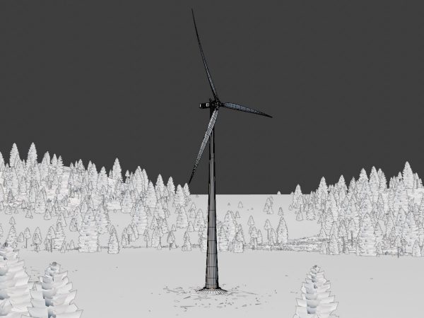 Windkraftanlage mit Fundament E1 H-163 Rotor-Durchmesser 172 m – Bild 7