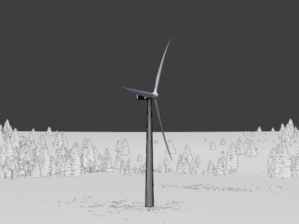Windkraftanlage V1 H-120 Rotor-Durchmesser 160 m mit Animation – Bild 8