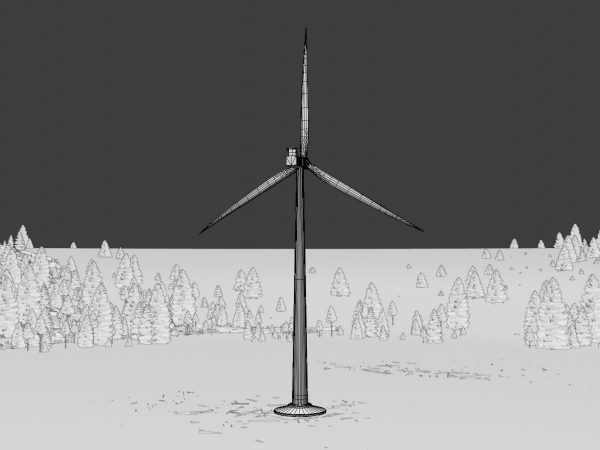 Windkraftanlage mit Fundament V1 H-138 Rotor-Durchmesser 162 m – Bild 8