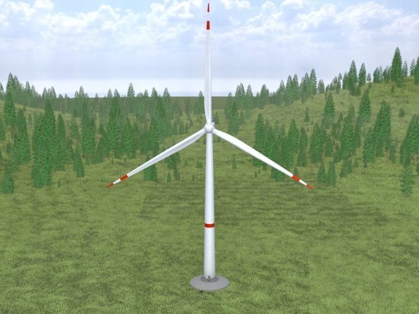 Windkraftanlage mit Fundament V1 H-115 Rotor-Durchmesser 172 m – Bild 9