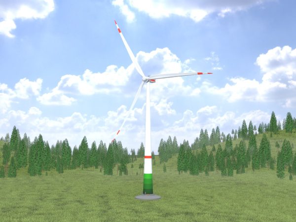Windkraftanlage mit Fundament E1 H-132 Rotor-Durchmesser 172 m – Bild 9