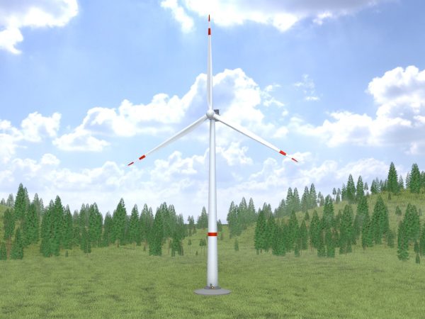 Windkraftanlage mit Fundament V1 H-138 Rotor-Durchmesser 162 m – Bild 9