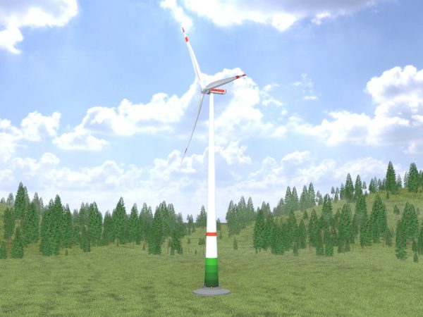 Windkraftanlage mit Fundament E1 H-160 Rotor-Durchmesser 138 m – Bild 9