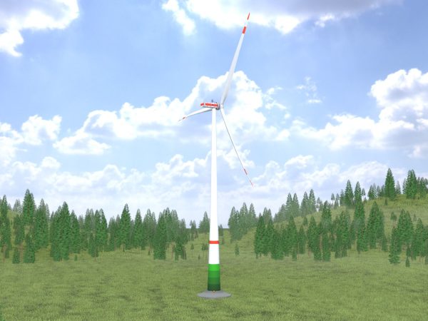 Windkraftanlage mit Fundament E1 H-163 Rotor-Durchmesser 172 m – Bild 9