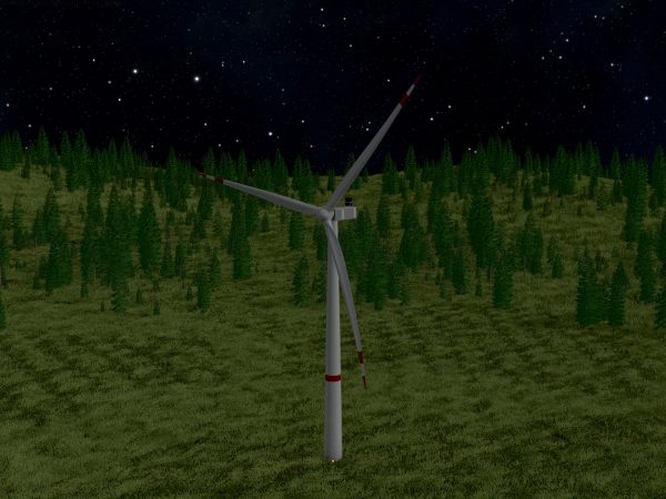 Windkraftanlage V1 H-120 Rotor-Durchmesser 160 m mit Animation – Bild 10