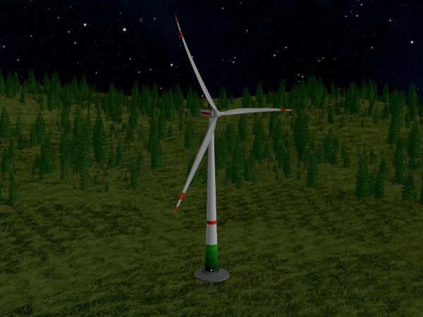 Windkraftanlage mit Fundament E1 H-132 Rotor-Durchmesser 172 m – Bild 10