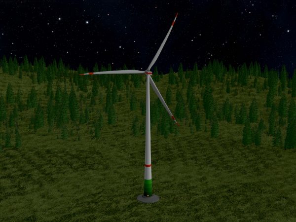 Windkraftanlage mit Fundament E1 H-163 Rotor-Durchmesser 172 m – Bild 10