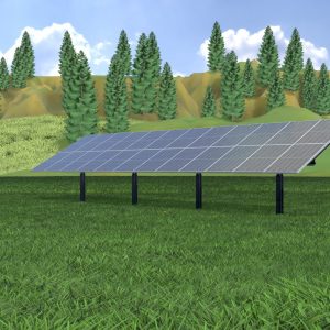 Agrar-Photovoltaik 120 Grad 16 m