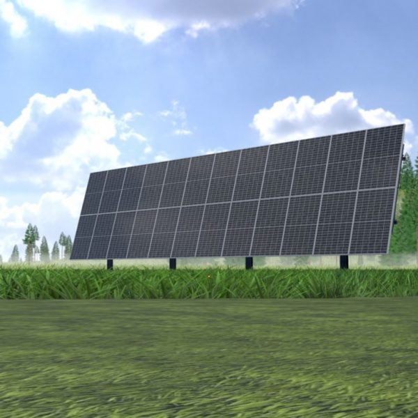Agrar-Photovoltaik 165 Grad 16 m