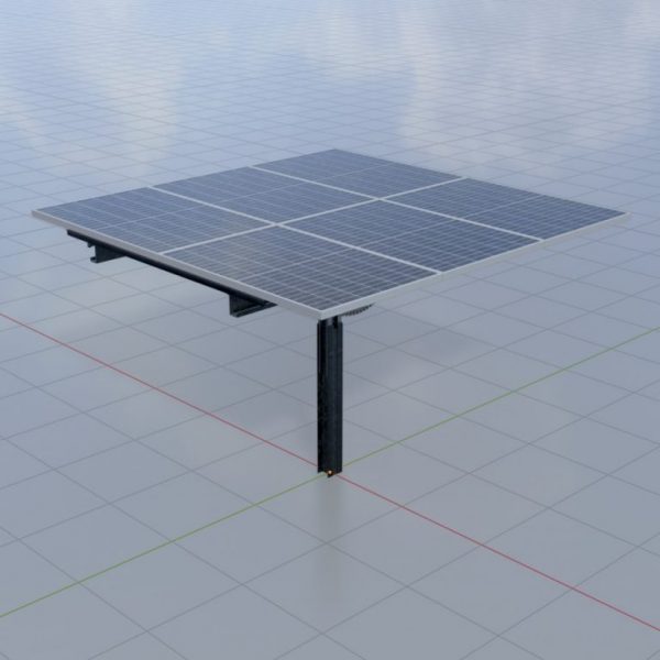 Agrar-Photovoltaik 90 Grad 4 m