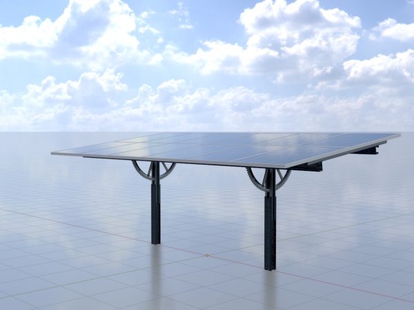 Agricultural photovoltaic with animation 8 m