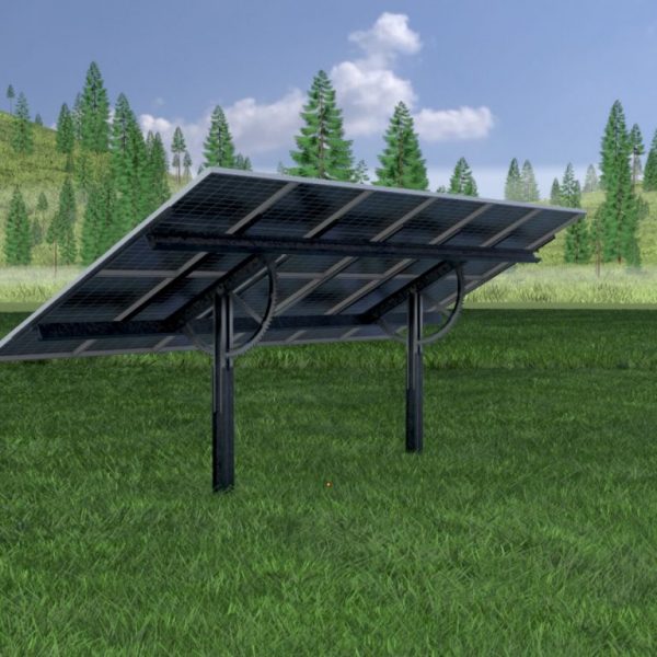 Agrar-Photovoltaik 120 Grad 8 m