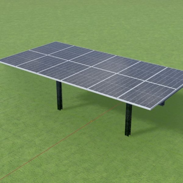 Agrar-Photovoltaik 90 Grad 8 m