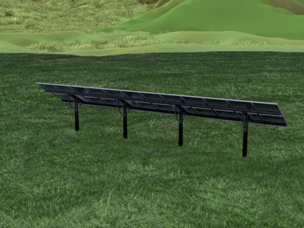 Agrar-Photovoltaik 120 Grad 16 m – Bild 3