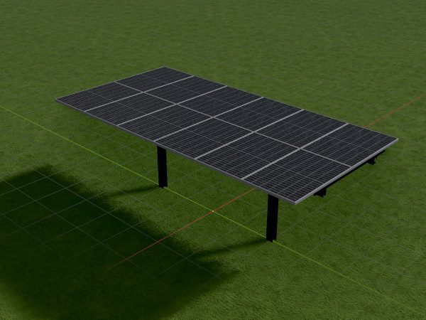 Agrar-Photovoltaik 90 Grad 8 m – Bild 4