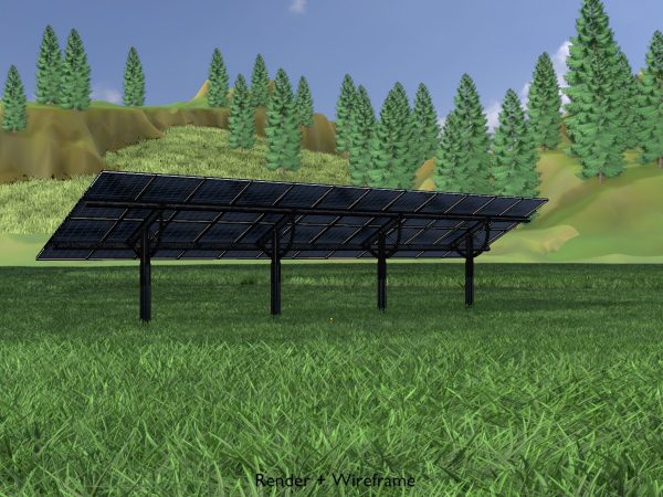 Agrar-Photovoltaik 120 Grad 16 m – Bild 5