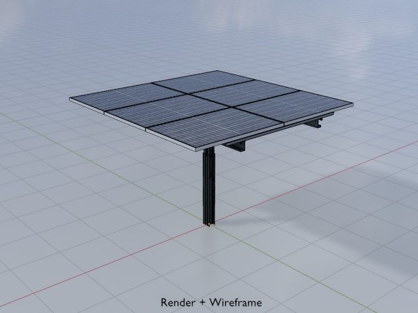 Agrar-Photovoltaik 90 Grad 4 m – Bild 5