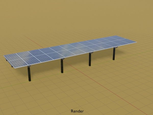 Agrar-Photovoltaik 90 Grad 16 m – Bild 9