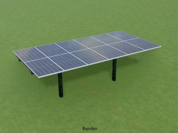 Agrar-Photovoltaik 90 Grad 8 m – Bild 9