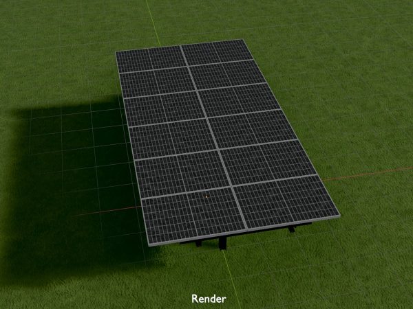 Agrar-Photovoltaik 90 Grad 8 m – Bild 10