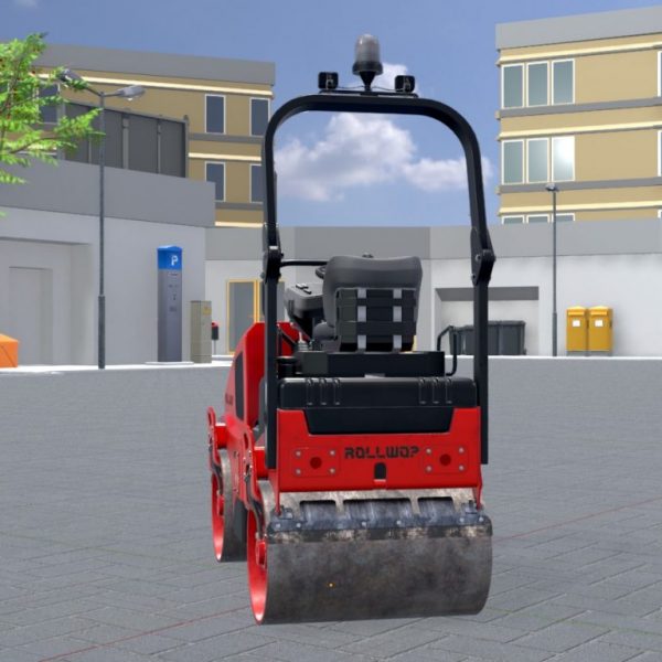 Straßenwalze Version-1 rot