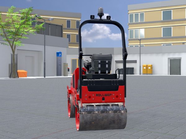 Straßenwalze Version-1 rot – Bild 2