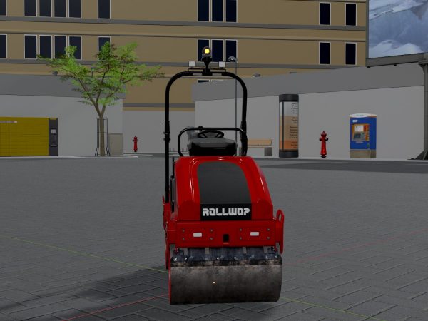 Straßenwalze Version-1 rot – Bild 4